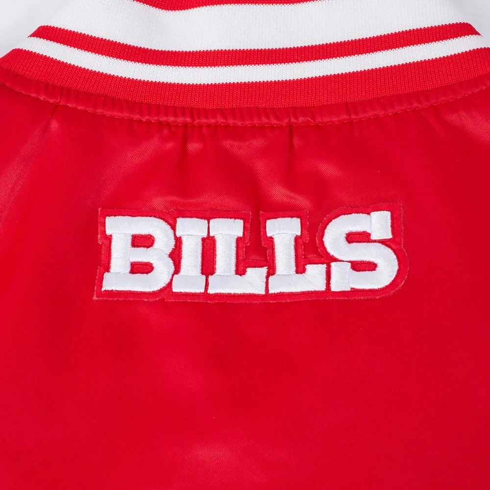 Buffalo Bills Women's Red Bomber Jacket - Picture 8 of 9